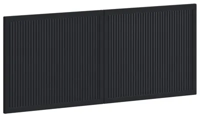 Immagine prodotto di vidaXL Testiera da parete, colore nero, realizzata in materiale composito di legno