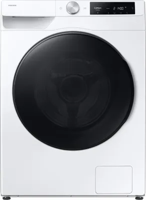 Produktbild von Samsung WD11DG6B85BE, Frontlader, Freistehend, Weiß, Links, Schwarz, Schwarz