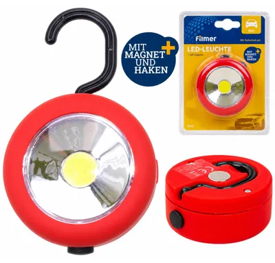 Produktbild von COB LED Leuchte Magnet + Haken