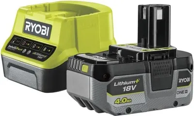 Zdjęcie produktu dla Akumulator litowy+ 18 V ONE+, 4,0 Ah kompaktowy, szybka ładowarka 2,0 A, RYOBI RC18120-140X