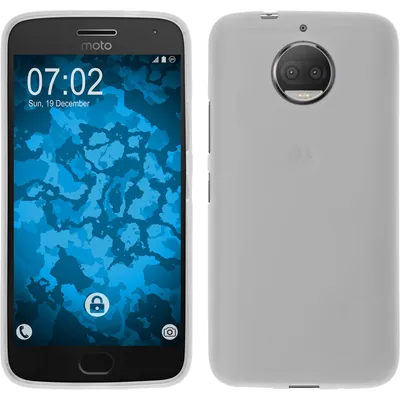 Produktbild von PhoneNatic Case kompatibel mit Lenovo Moto G5s Plus - clear Silikon Hülle matt Cover