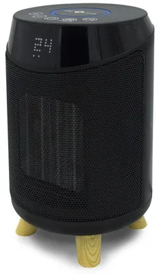 Obrázok produktu pre Elektrický ohrievač s Wi-Fi – výkon 2000 W – kompaktný a tichý – čierna farba