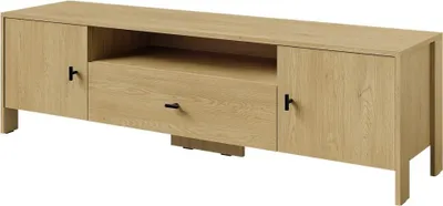 Zdjęcie produktu dla Szafka RTV stojąca Ethan 2D1S 160 Dąb Cremona