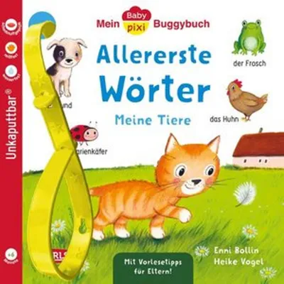 Produktbild von Baby Pixi (unkaputtbar) 179: Mein Baby-Pixi-Buggybuch: Allererste Wörter: Meine Tiere
