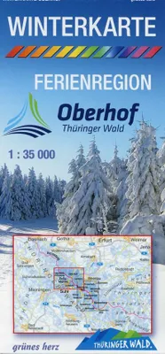 Produktbild von Ferienregion Oberhof 1 : 35 000 Winterkarte