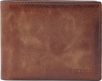 Produktbild von FOSSIL Geldbörse Derrick Bifold With Flip ID Brown braun