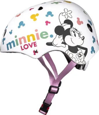 Immagine prodotto di Casco da bici Disney "MINNIE WHITE", bici, pattini a rotelle, skater, 52-56cm, da circa 6 anni