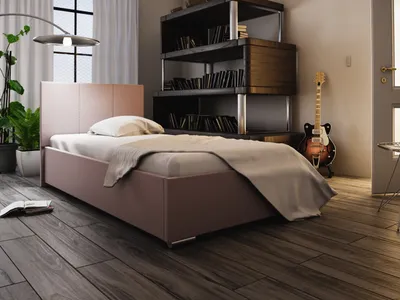 Produktbild von Einzelbett 90x200 FLEK 6 – rosa