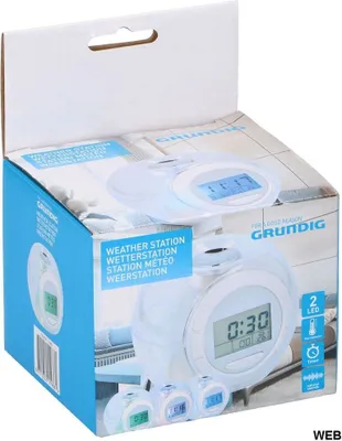 Obrázek produktu pro Budík Grundig s ukazatelem teploty