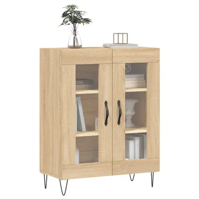Zdjęcie produktu dla vidaXL Kredens dąb sonoma 69,5x34x90 cm Materiał drewnopochodny