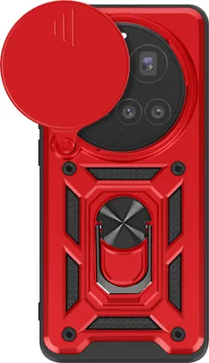 Produktbild von Mayaxess, Hülle Xiaomi 15 Ultra Ring Ständer Kameraschutz, Rot