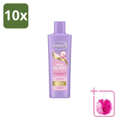 Obrázok produktu pre 10 kusov šampónu Andrélon Extra Glans, objem 250 ml, balenie