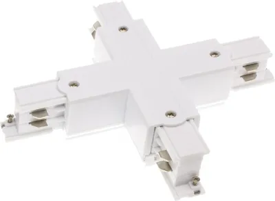Produktbild von Verbindungsstück Typ X für 3-Phasenstromschienen Weiß