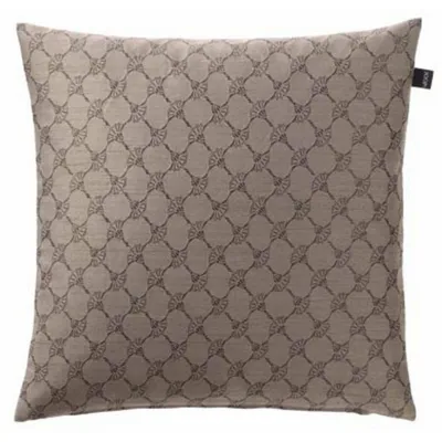 Produktbild von JOOP! Kissenhülle Cornflower – Edler Kissenbezug mit Kornblumen-Muster, Größe 40x40 cm, Farbe: Kitt (Taupe/Beige), Hochwertiger Dekokissen-Bezug