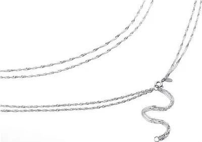 Produktbild von SILBERKETTEN STORE Bauchkette Singapur 2reihig 1,8mm - 925 Silber, Länge wählbar - 80cm
