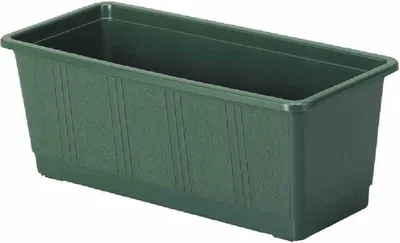 Produktbild von Geli 803-04011 Blumenkasten Standart, 40 x 17,5 cm, dunkelgrün