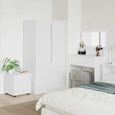 Obrázek produktu pro Maison Exclusive – koupelnová skříňka bílá 40,5 x 40 x 44 cm dřevěný materiál