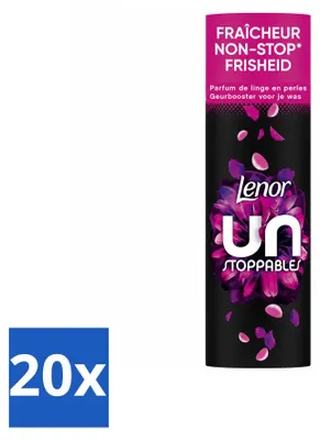Produktbild von 20 x Lenor Unstoppables Wäscheparfüm Floral Fresh - Blütenfrisch - Vorteilspackung - 20 Stücke