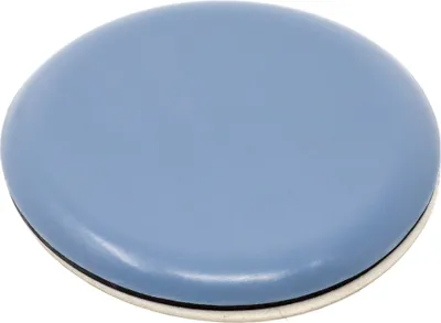 Produktbild von Adsamm® | 4 x PTFE-Gleiter | Ø 50 mm | Grau-Blau | rund | Selbstklebende Möbelgleiter in  von Adsamm®