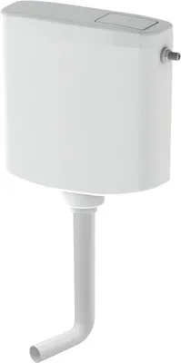 Obrázok produktu pre Zavesiací splachovací systém Alcadrain Mittel, typ START-STOP, biela farba (6 litrov), pripojenie G 3/8"