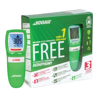 Produktbild von $ Berührungsloses Thermometer Novama Free Ltd /fresh green, 1 Stück