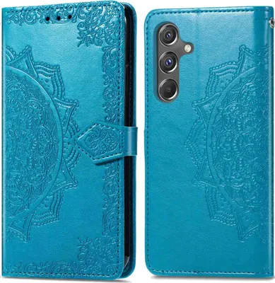 Image de imoshion Bibliothèque Mandala pour Samsung Galaxy A15 (5G/4G) - Turquoise