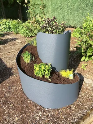Produktbild von Kräuterspirale Ø 55 x H 35 cm, Frühbeet Blumenbeet Beet Kräuterbeet Hochbeet
