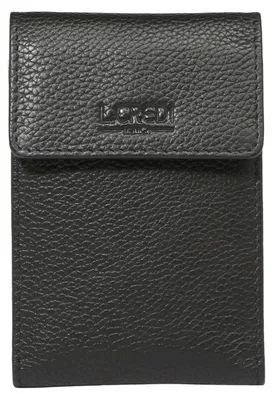 Image de L.CREDI Cuir étui pour carte de crédit Clara Card Holder Black noir