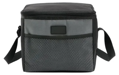 Image de Sac isotherme pliable de 5 litres, gris, idéal pour le bureau, les pique-niques et les voyages