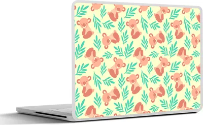 Produktbild von MuchoWow® Laptop Aufkleber Sticker Cover Dschungel - Muster - Koala - Tier 40x30 cm - Laptop Dekoration - Selbstklebend