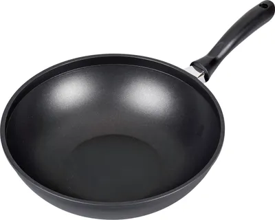 Zdjęcie produktu dla Karl Krüger Leipzig, Okrągły, Wok/Patelnia do mieszania, Czarny, Ceramika, Gaz, Halogen, Indukcja, Płyta jednolita, 30 cm