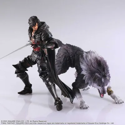 Produktbild von Final Fantasy XVI Bring Arts Actionfiguren Set Clive Rosfield & Torgal