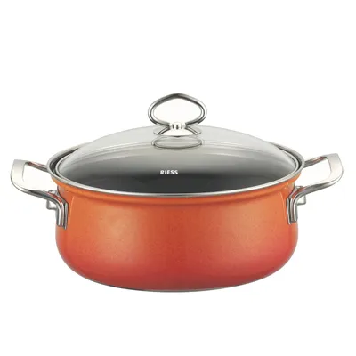 Produktbild von Riess Kasserolle mit Glasdeckel Corall 20cm ,2 Liter