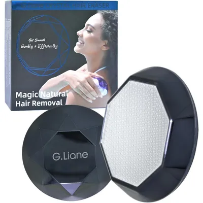 Produktbild von G.Liane Crystal Haarentferner Epilierer Kit Peeling Schmerzlos Diamant Schwarz