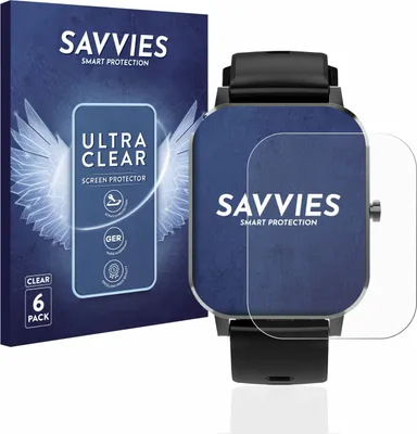 Produktbild von 6x Für Denver SW-181 Schutzfolie Savvies Displayschutz Display Schutz Folie Klar Transparent