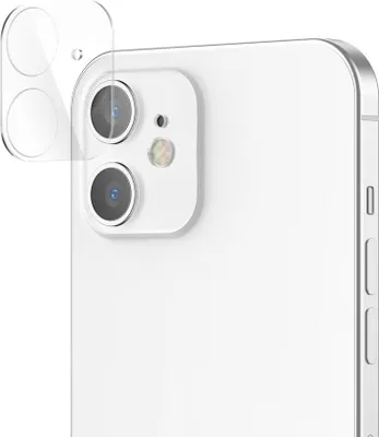 Obrázok produktu pre Kryt šošovky z tvrdeného skla pre iPhone 12 - priehľadný