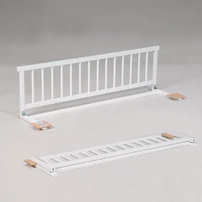 Produktbild von Weber Industries 01109, 120 cm, Buche, MDF-Platten, Fester Fallschutz für Betten, Weiß