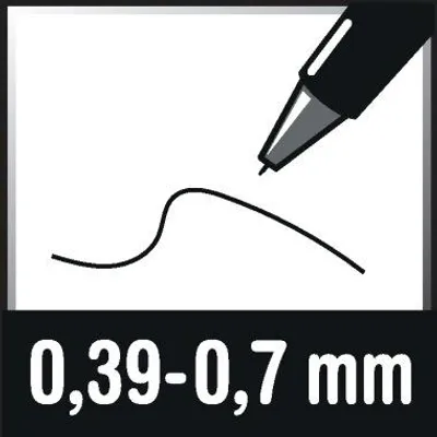 Produktbild von Pilot FriXion, Medium, Türkis, Weiß, Rundspitze, 2,5 mm, 0,63 mm, Türkis, Weiß