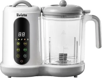 Obrázok produktu pre Livista® - Detský mixér a parný varič - Veľká kapacita - Zariadenie na spracovanie detskej stravy - Varenie v pare,