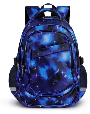 Produktbild von Großer Kinderrucksack für Schule und Sport mit Reflektorstreifen