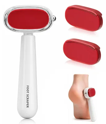 Image de Enlève-callosités pour les pieds, double face, en acier inoxydable