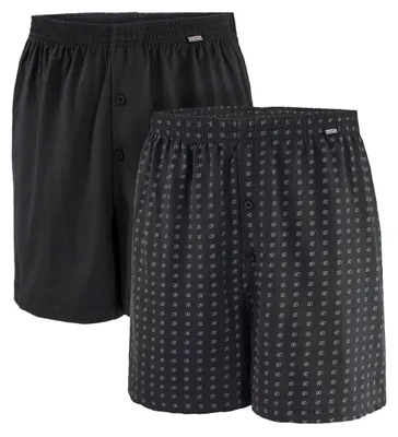 Produktbild von Boxershorts Übergröße 2er Pack schwarz Adamo