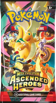 Produktbild von Pokémon TCG Ascended Heroes Booster Pack (Englisch)
