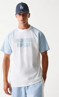 Produktbild von New Era Mlb Raglan La Dodgers Oversize Kurzarm-t-shirt Weiß M Mann Weiß M