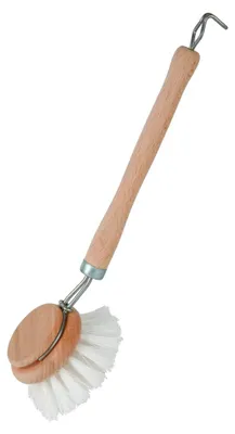 Produktbild von Spülbürste aus Holz mit Nylonborsten, zum Aufhängen