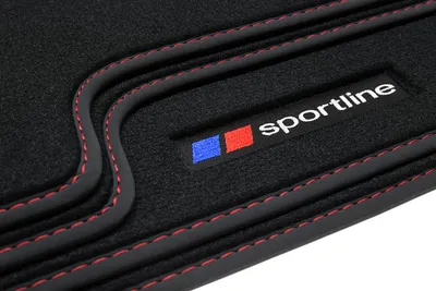 Produktbild von Sportline-Design Fußmatten passend für BMW 2er U06 Active Tourer ab Bj. 2022-, Naht:Rot