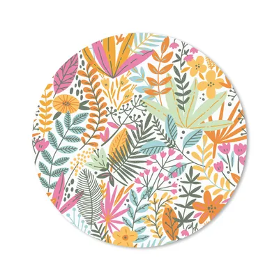 Produktbild von MuchoWow® Mauspad Mousepad Sommer - Blumen - Pflanzen 20x20 cm - Mousepads - Maus Mat - Pad - Mausunterlage - Schreibtischmatte