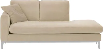 Image de Chaise longue/divan gauche Covex Wood-Velluto 2-white