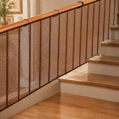 Produktbild von Kindersicherungsnetz, Treppensicherungsnetz, 300 x 90 cm, Braun