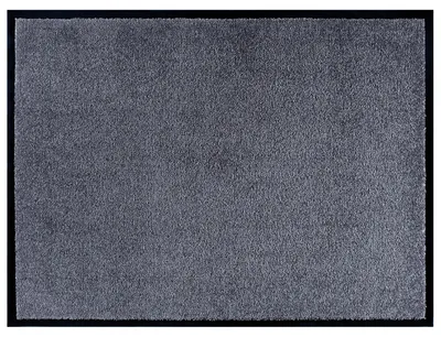 Produktbild von NYVI Fußmatte Unicolored - Pflegeleicht, Strapazierfähig, Anti-Rutsch - Fußabtreter Schmutzfangmatte - 90x150 cm Rechteckig - Grau